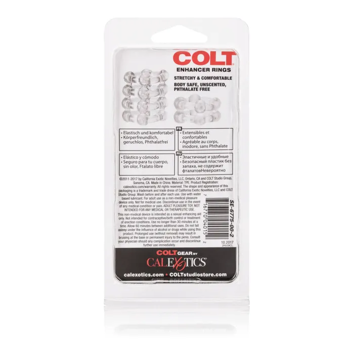 CalExotics Dildos Colt Enhancer Rings Clear CalExotics Dildos Colt Enhancer Rings Clear