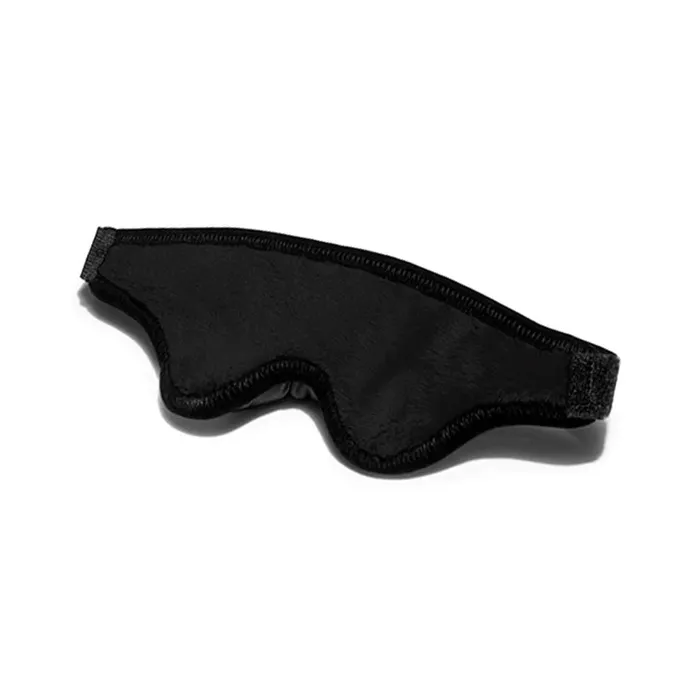 Anal Liberator Black Label Loveblind Plush Blindfold Black Microfiber