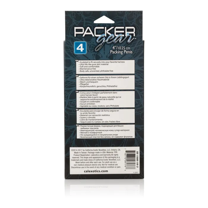 CalExotics Anal Packer Gear Packing Penis 4 Inch Brown CalExotics Anal Packer Gear Packing Penis 4 Inch Brown