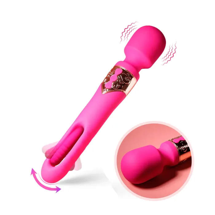 Amovibe Female Sex Toys Classic Vibrator with Flapping Vibrating Function