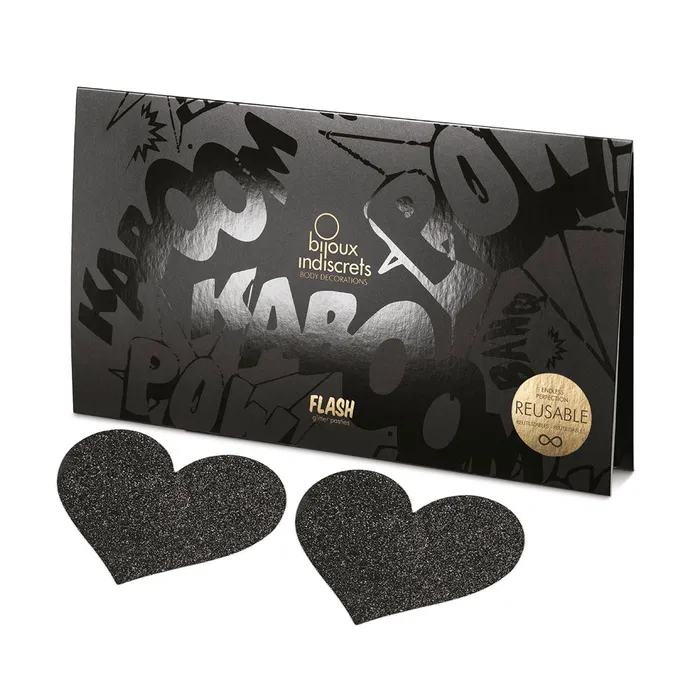 Fairvillacom Anal Bijoux Indiscrets Flash Pastie Heart Black