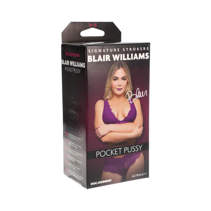 Fairvillacom Signature Strokers Blair Williams Ultraskyn Pocket Pussy Vanilla Male Sex Toys