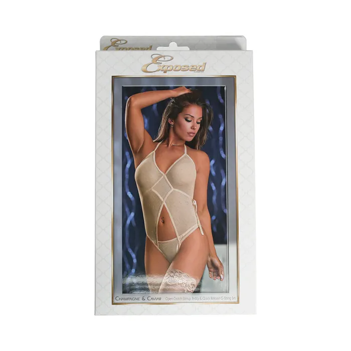 Fairvillacom Vibrators Champagne Caviar Teddy GString NU LX