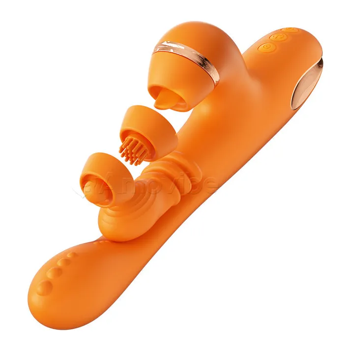 Female Sex Toys Amovibe EU G Spot Vibrator with Circular Motion Massaging Vibration 3 Sleeves for Clit Tap Tickling Licking Female Sex Toys Amovibe EU G Spot Vibrator with Circular Motion Massaging Vibration 3 Sleeves for Clit Tap Tickling Licking