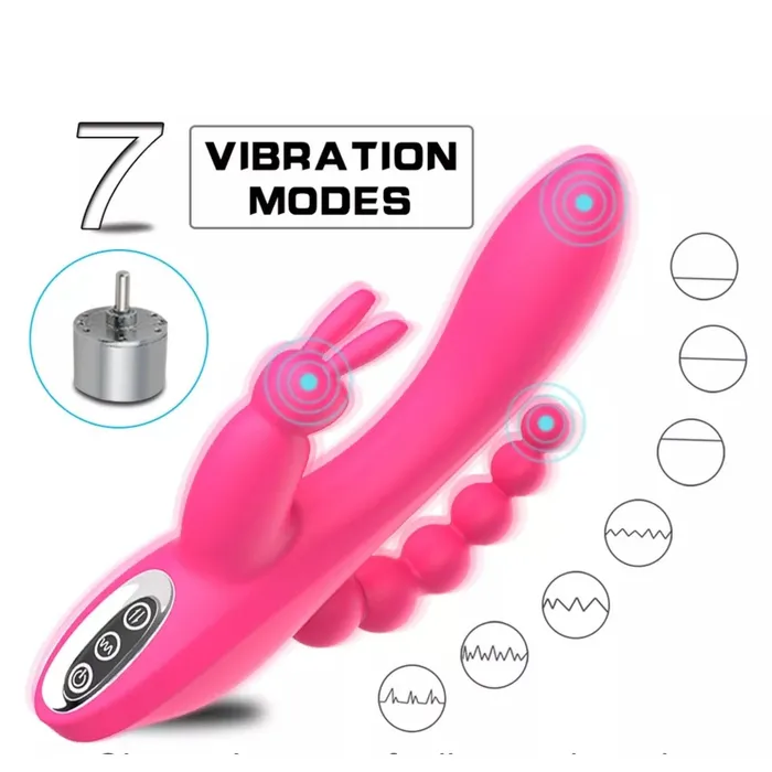 Female Sex Toys Pink Sensation Online Rabbit Vibrator GSpot Dildo