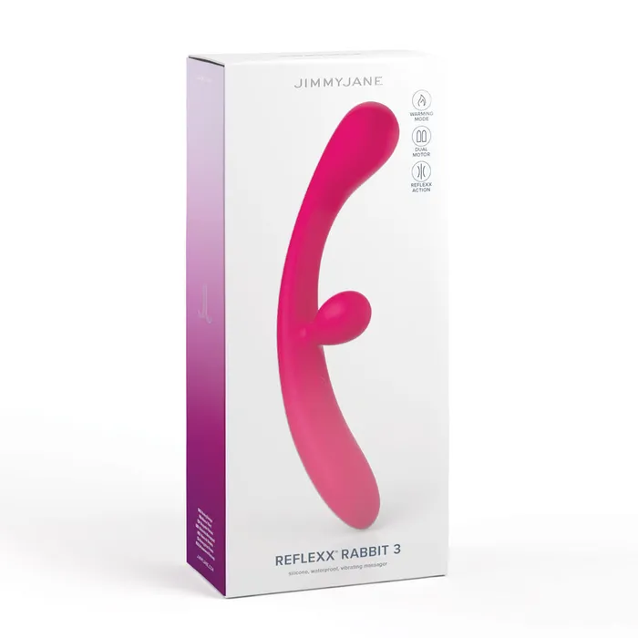 JimmyJane Reflexx Rabbit 3 Pink ShhhWndsr Vibrators JimmyJane Reflexx Rabbit 3 Pink ShhhWndsr Vibrators