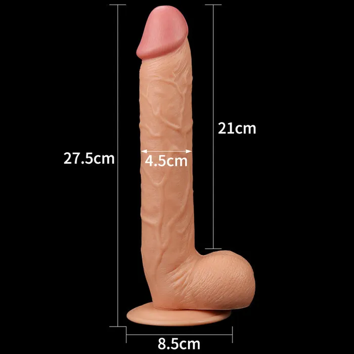 King Size 25cm The REALISTIC DILDO with Balls ShhhWndsr Female Sex Toys