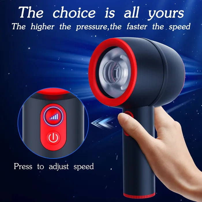 Male Masturbators Cup with 3 Thrusting Modes Double Speed Magnetic Charging Amortoy Male Sex Toys
