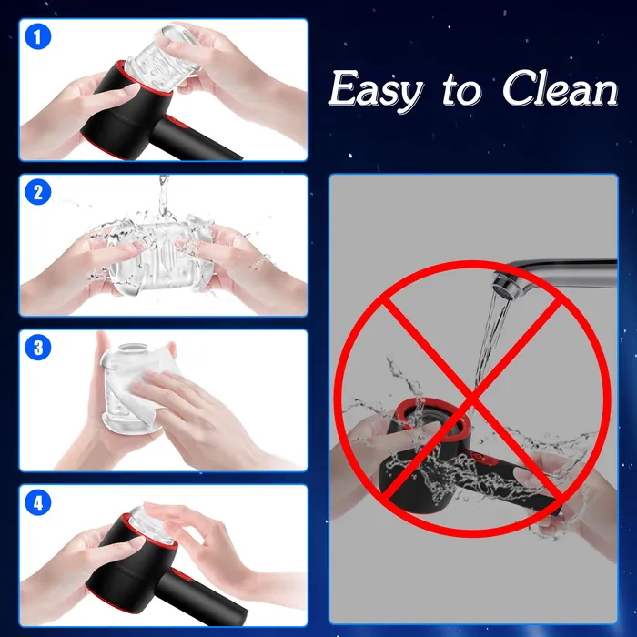Male Masturbators Cup with 3 Thrusting Modes Double Speed Magnetic Charging Amortoy Male Sex Toys