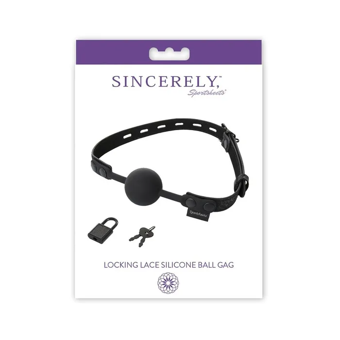 Male Sex Toys Fairvillacom Sincerely Ss Locking Lace Silicone Ball Gag