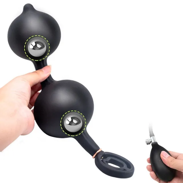 Male Sex Toys ShhhOb Inflatable anal plugs for prostate massage prostate milking