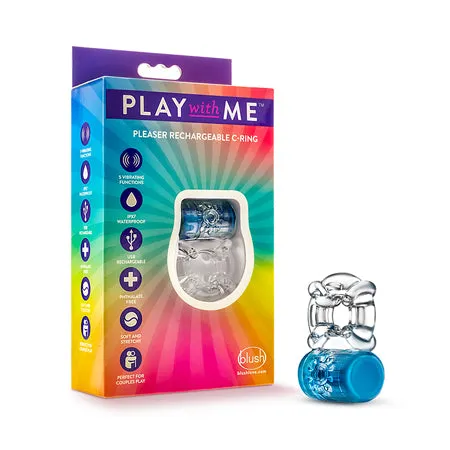 NO ETA Blush Play with Me Pleaser Rechargeable C Ring Blue Fairvillacom Vibrators NO ETA Blush Play with Me Pleaser Rechargeable C Ring Blue Fairvillacom Vibrators