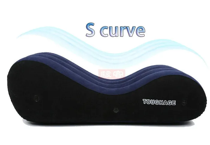 ShhhOb Male Sex Toys Large 150cm Sshaped inflatable sofa for multiple sex positions