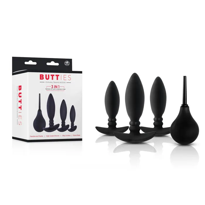 ShhhWndsr Anal Butties 3 piece Butt Plug Set ShhhWndsr Anal Butties 3 piece Butt Plug Set
