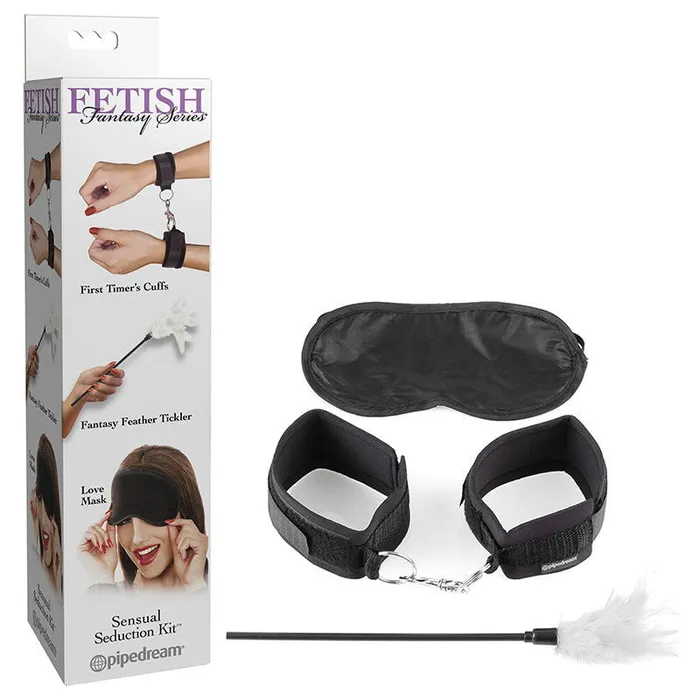 ShhhWndsr Couples Fetish Fantasy Series Sensual Seduction Kit 3 Piece Set