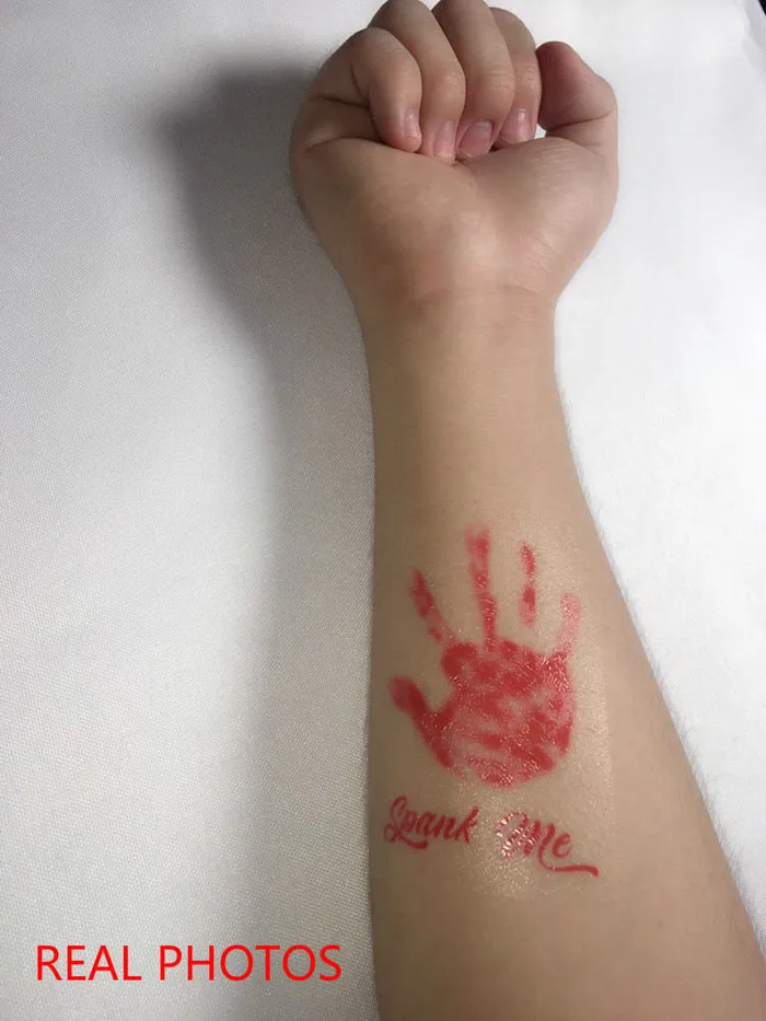 Vibrators ShhhOb Temporary waterproof tattoos for BDSM slaves Spank Me