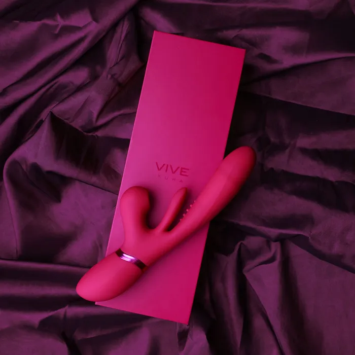 VIVE Ena Rabbit Vibrator Pink ShhhWndsr Vibrators VIVE Ena Rabbit Vibrator Pink ShhhWndsr Vibrators