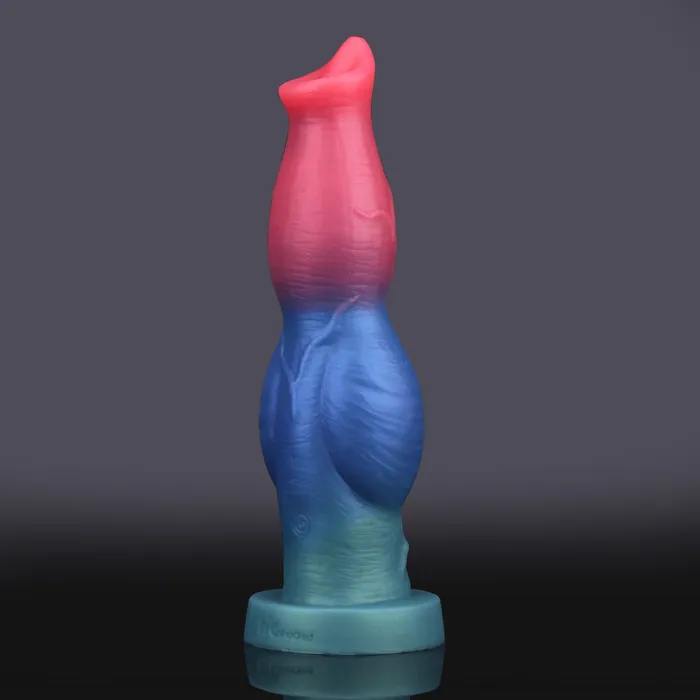 ANGELSX Dildos Todor C 254 cm langer stoender vibrierender elegant geknoteter Dildo