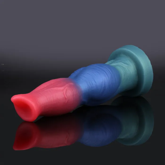 ANGELSX Dildos Todor C 254 cm langer stoender vibrierender elegant geknoteter Dildo