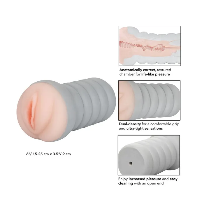 California Exotic Male Sex Toys Gripper Ribbed Tight Pussy Flesh Masturbator