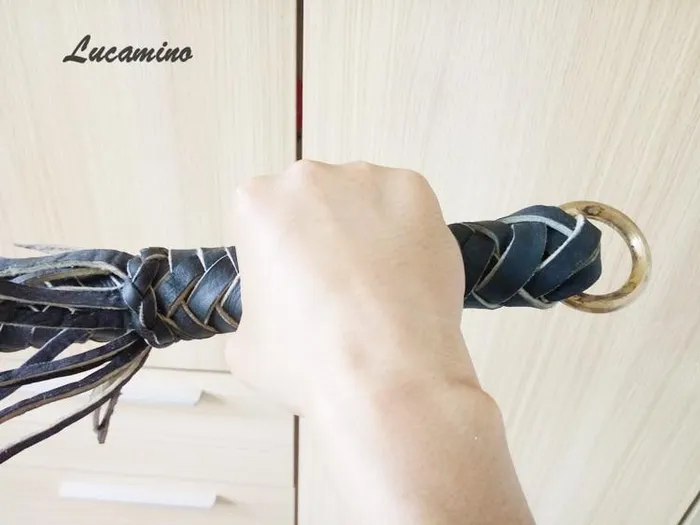 Kinkstasy Restraints Masters Vintage Quality Hand Braided Leather Bullwhip 7 Lengths