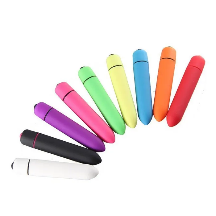 LoveLife SexToys Female Sex Toys 10 Speeds Frosted Pointed Bullet