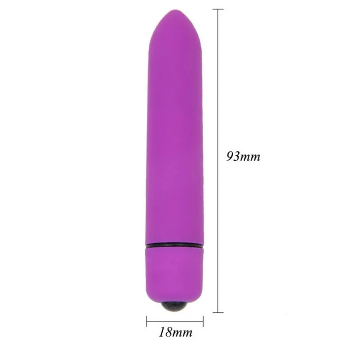 LoveLife SexToys Female Sex Toys 10 Speeds Frosted Pointed Bullet