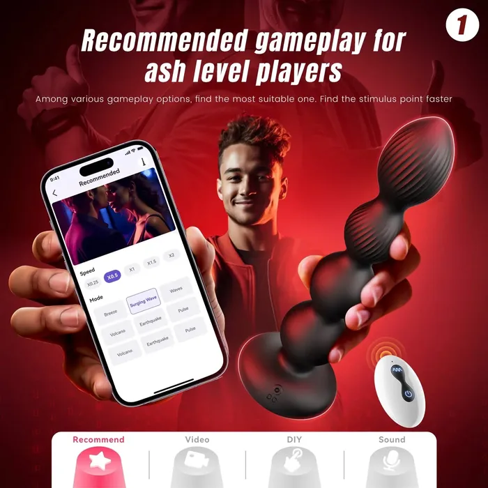 Male Sex Toys ANGELSX APPSteuerung vibrierender und rotierender AnalSpielzeugvibrator fr Manner Male Sex Toys ANGELSX APPSteuerung vibrierender und rotierender AnalSpielzeugvibrator fr Manner