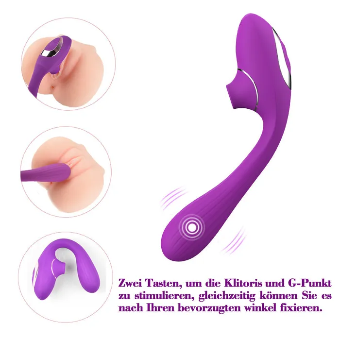 Male Sex Toys ANGELSX Klassische GPunkt Vibratoren LeckenKlitorisvibrator fr Frauen VaginaStimulation 2 in 1 Frauen Silikondildos