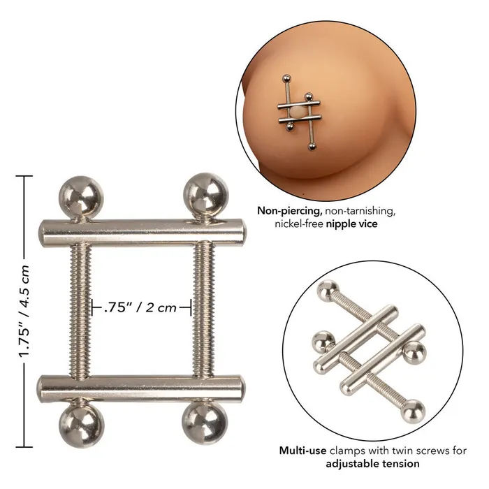 Nipple Grips Crossbar Nipple Vices California Exotic Nipple Clitoral Toys Nipple Grips Crossbar Nipple Vices California Exotic Nipple Clitoral Toys