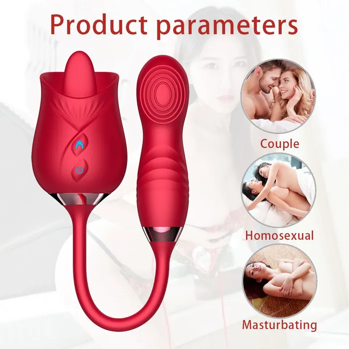 Sey Toy Shop 3 in 1 Slap Shake Tongue vibrator Female Sex Toys