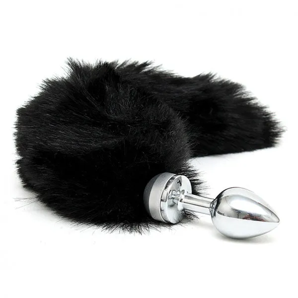 Small Butt Plug With Black Tail Rimba Anal