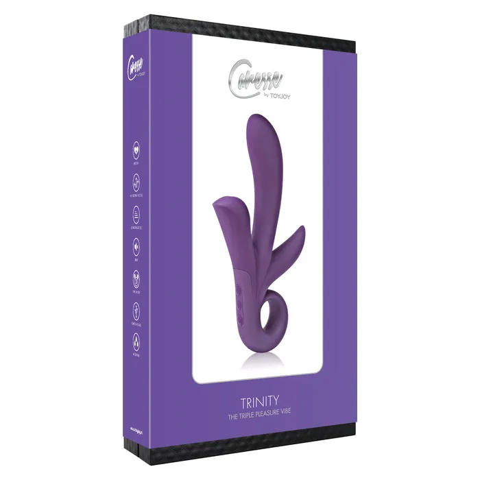 Vibrators Toy Joy Sex Toys ToyJoy Trinity Triple Pleasure Vibrator Purple Vibrators Toy Joy Sex Toys ToyJoy Trinity Triple Pleasure Vibrator Purple
